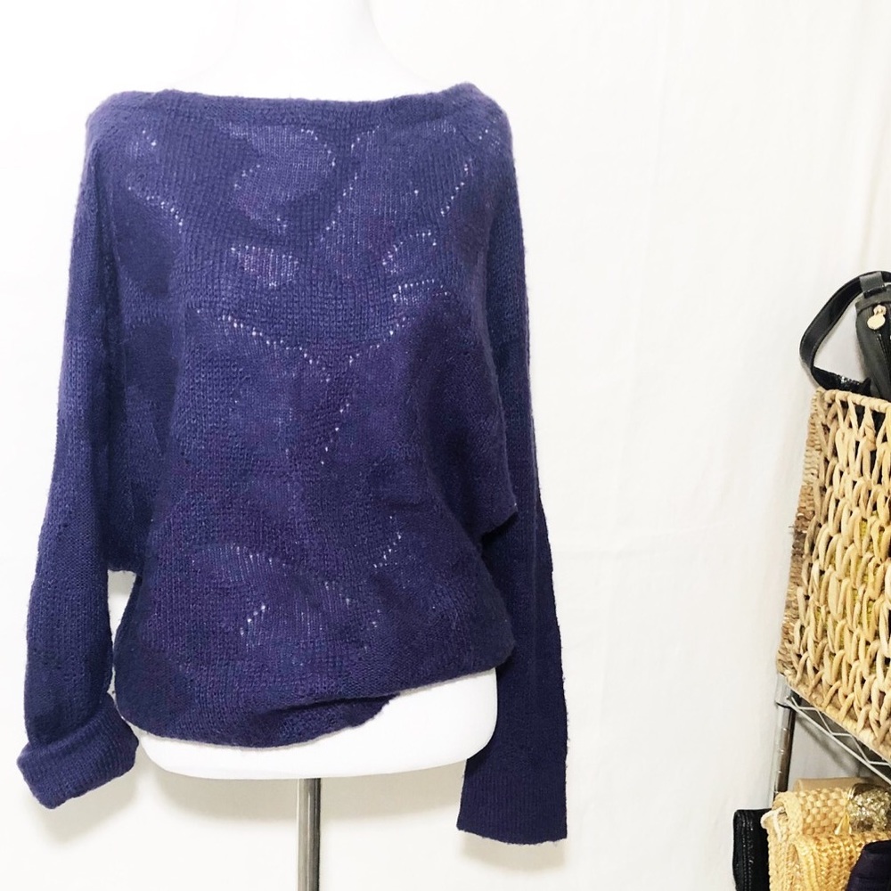 Soft Purple Slouchy Sweater